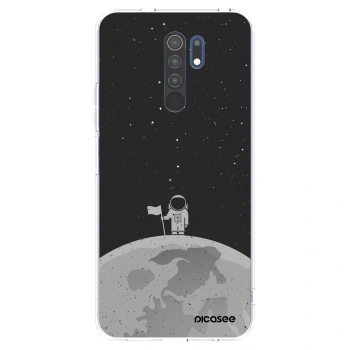 Picasee silikonový průhledný obal pro Xiaomi Redmi 9 - Astronaut