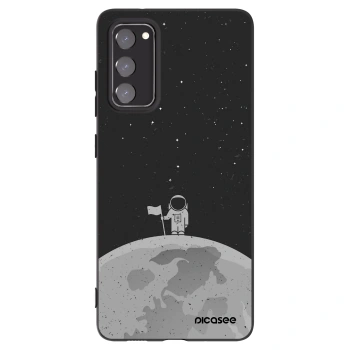 Picasee silikonový černý obal pro Samsung Galaxy S20 FE - Astronaut