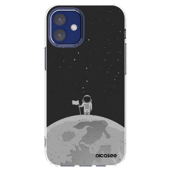 Picasee silikonový průhledný obal pro Apple iPhone 12 mini - Astronaut