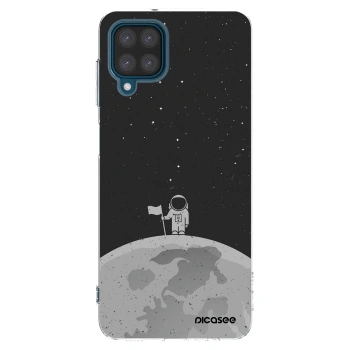 Picasee silikonový průhledný obal pro Samsung Galaxy A12 A125F - Astronaut