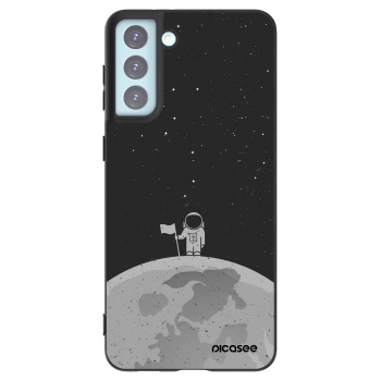 Picasee silikonový černý obal pro Samsung Galaxy S21+ 5G G996F - Astronaut