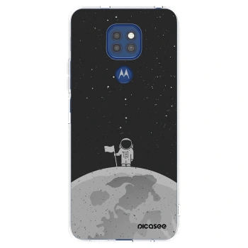 Picasee silikonový průhledný obal pro Motorola Moto G9 Play - Astronaut