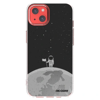 Picasee silikonový průhledný obal pro Apple iPhone 13 - Astronaut