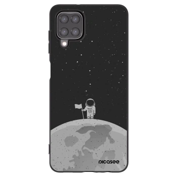 Picasee silikonový černý obal pro Samsung Galaxy M12 M127F - Astronaut