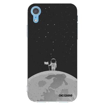 Picasee silikonový průhledný obal pro Apple iPhone XR - Astronaut