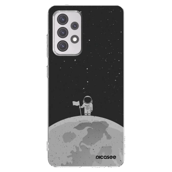 Picasee silikonový průhledný obal pro Samsung Galaxy A52s 5G A528B - Astronaut