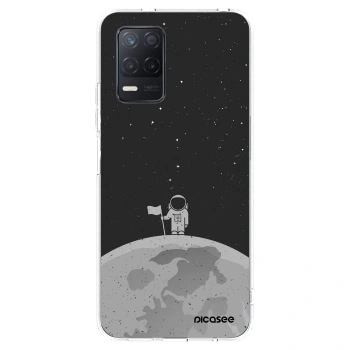 Picasee silikonový průhledný obal pro Realme 8 5G - Astronaut