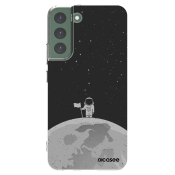 Picasee silikonový průhledný obal pro Samsung Galaxy S22+ 5G - Astronaut