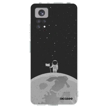 Picasee silikonový průhledný obal pro Xiaomi Redmi Note 11 - Astronaut