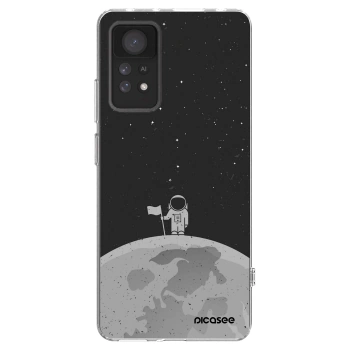 Picasee silikonový průhledný obal pro Xiaomi Redmi Note 11 Pro - Astronaut