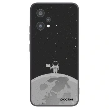 Picasee silikonový černý obal pro Realme 9 Pro 5G - Astronaut