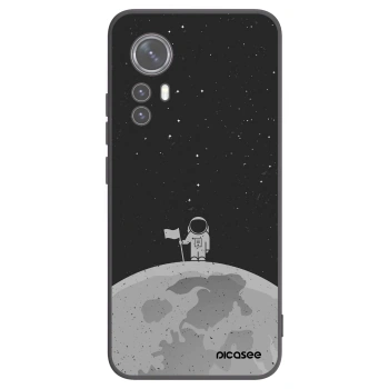 Picasee silikonový černý obal pro Xiaomi 12 - Astronaut