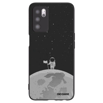Picasee silikonový černý obal pro OPPO A16 - Astronaut