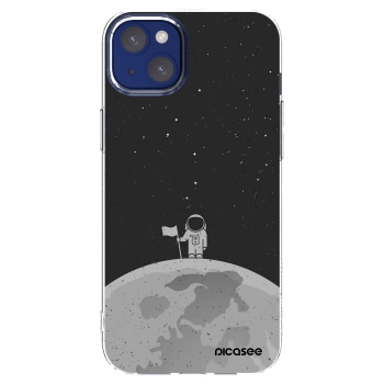 Picasee silikonový průhledný obal pro Apple iPhone 14 Plus - Astronaut