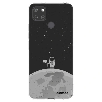 Picasee silikonový průhledný obal pro Realme C21Y - Astronaut