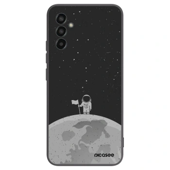 Picasee silikonový černý obal pro Samsung Galaxy M13 M135F - Astronaut