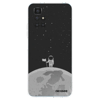 Picasee silikonový průhledný obal pro Xiaomi Redmi 10 (2022) - Astronaut