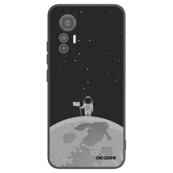 Picasee silikonový černý obal pro Xiaomi 12 Lite - Astronaut