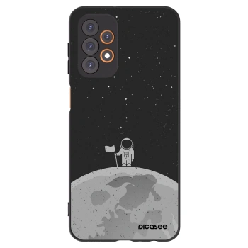 Picasee silikonový černý obal pro Samsung Galaxy A23 A236B 5G - Astronaut