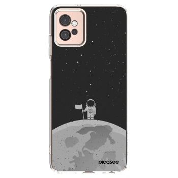 Picasee silikonový průhledný obal pro Motorola Moto G32 - Astronaut