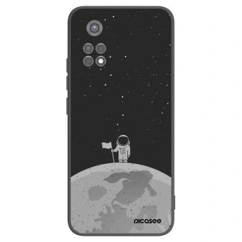 Picasee silikonový černý obal pro Xiaomi Redmi Note 11S 5G - Astronaut