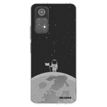 Picasee silikonový průhledný obal pro Xiaomi Redmi Note 11S 5G - Astronaut