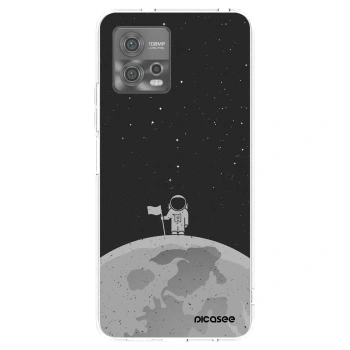 Picasee silikonový průhledný obal pro Motorola Moto G72 - Astronaut