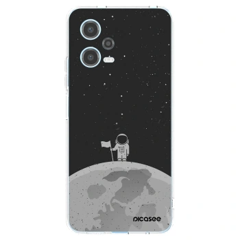 Picasee silikonový průhledný obal pro Xiaomi Redmi Note 12 5G - Astronaut