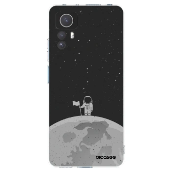 Picasee silikonový průhledný obal pro Xiaomi Redmi Note 12S - Astronaut