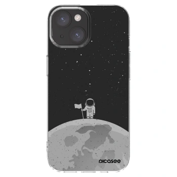 Picasee silikonový průhledný obal pro Apple iPhone 15 - Astronaut