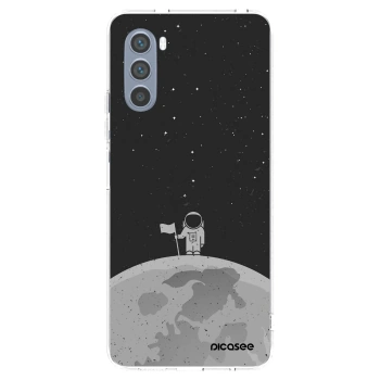 Picasee silikonový průhledný obal pro Motorola Moto G62 - Astronaut