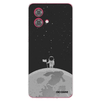 Picasee silikonový průhledný obal pro Motorola Moto G84 5G - Astronaut