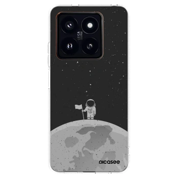 Picasee silikonový průhledný obal pro Xiaomi 14 Pro - Astronaut