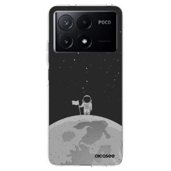 Picasee silikonový průhledný obal pro Xiaomi Poco X6 Pro - Astronaut