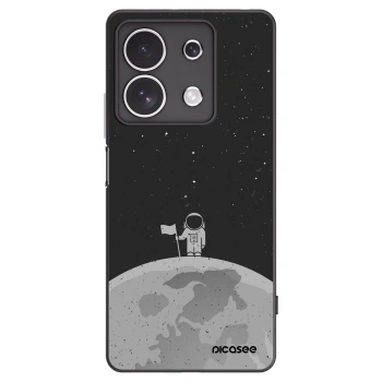 Picasee silikonový černý obal pro Xiaomi Redmi Note 13 4G - Astronaut