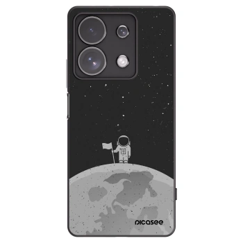 Picasee silikonový černý obal pro Xiaomi Redmi Note 13 Pro 4G - Astronaut