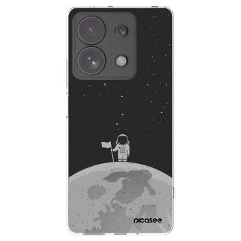 Picasee silikonový průhledný obal pro Xiaomi Redmi Note 13 Pro 4G - Astronaut