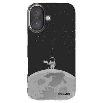Picasee silikonový průhledný obal pro Apple iPhone 16 - Astronaut