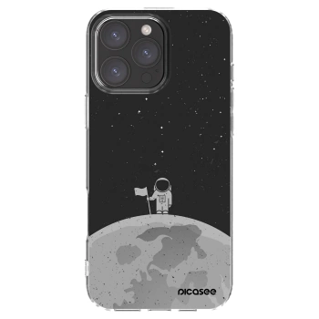Picasee silikonový průhledný obal pro Apple iPhone 16 Pro Max - Astronaut