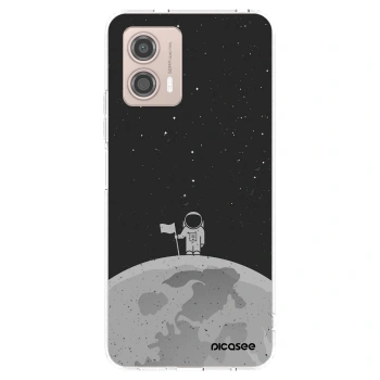 Picasee silikonový průhledný obal pro Motorola Moto G53 5G - Astronaut