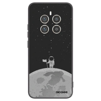 Picasee silikonový černý obal pro Realme 12 Pro 5G - Astronaut