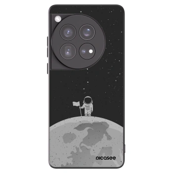 Picasee silikonový černý obal pro OnePlus 12 5G - Astronaut