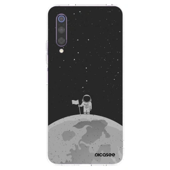 Picasee silikonový průhledný obal pro Xiaomi Mi 9 - Astronaut