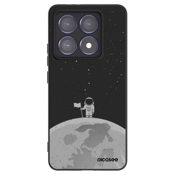 Picasee silikonový černý obal pro Xiaomi 14T Pro - Astronaut