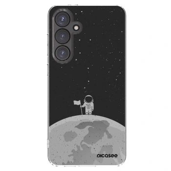 Picasee silikonový průhledný obal pro Samsung Galaxy S24 FE S721B - Astronaut