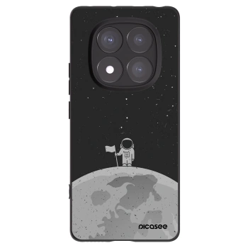 Picasee silikonový černý obal pro Xiaomi Redmi Note 14 Pro 5G - Astronaut