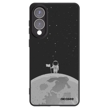 Picasee silikonový černý obal pro Samsung Galaxy S25 Edge 5G - Astronaut