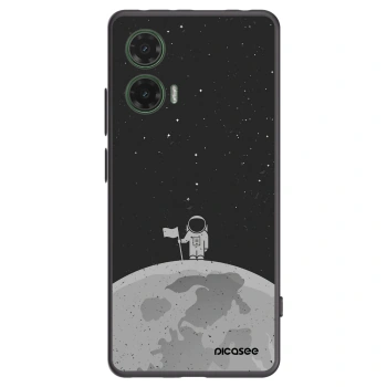 Picasee silikonový černý obal pro Motorola Moto G35 5G - Astronaut