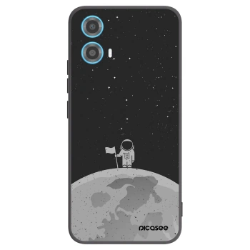 Picasee silikonový černý obal pro Motorola Moto G34 5G - Astronaut