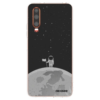 Picasee silikonový průhledný obal pro Huawei P30 - Astronaut